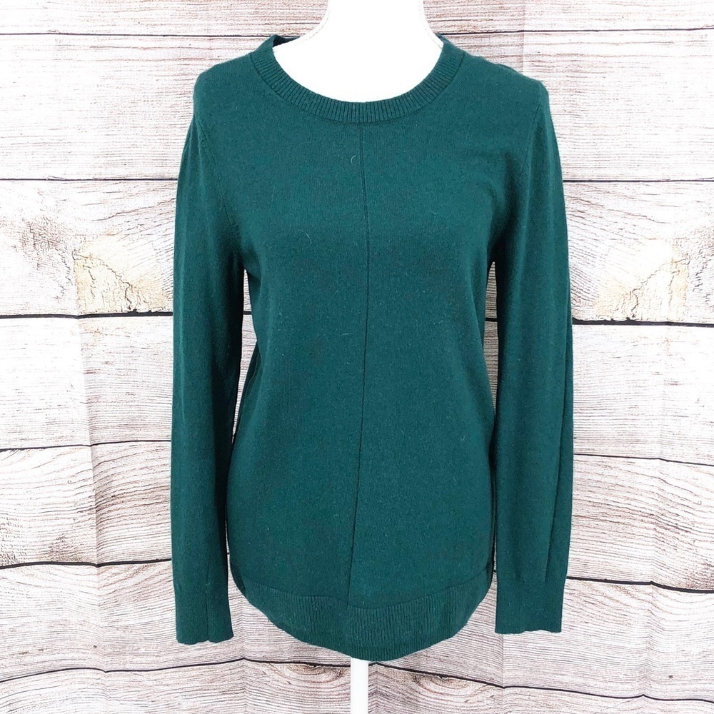 Banana Republic  Filpucci Green Wool and Cashmere Pullover Sweater Size M